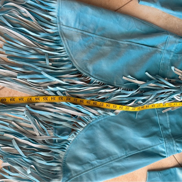 Blue Fringe Jacket - Picture 4 of 5